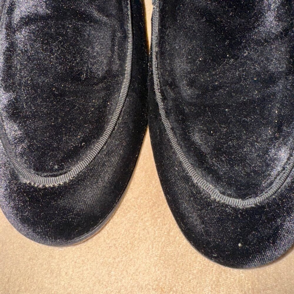 BLACK VELVET FORMAL SHOES VERO CUOIO